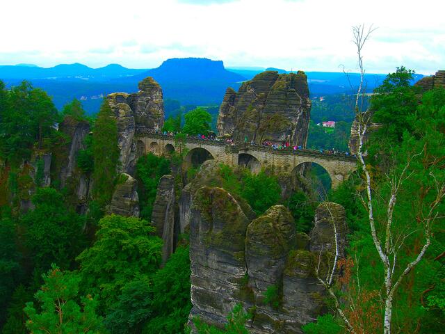 Die Bastei muss man gesehen haben