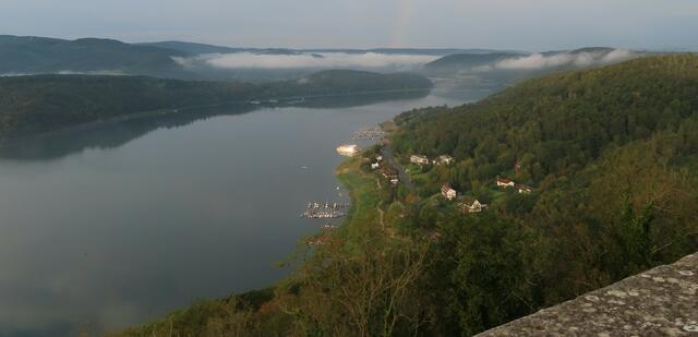 Der "Edersee" ist der größte der 3 Stauseen in Waldeck-Frankenberg, der mittlere ist der "Diemelsee" und der kleinste ist der "Twistesee". | Foto: M. A.