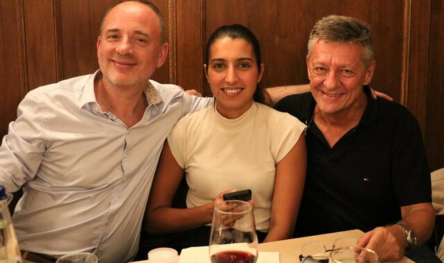 von links Yann Galut, Wassili Roi, Reiner Link | Foto: Marianne Stenglein