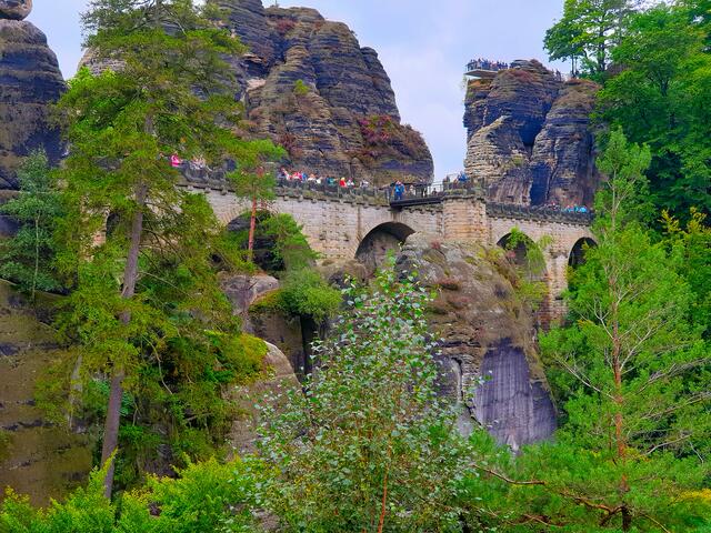 Die große Brücke der Bastei