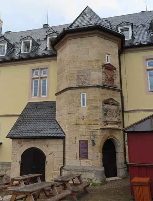 Der "achteckige Treppenturm" ... ob man den auch von innen besichtigen kann, weiß ich leider nicht. | Foto: M. A.