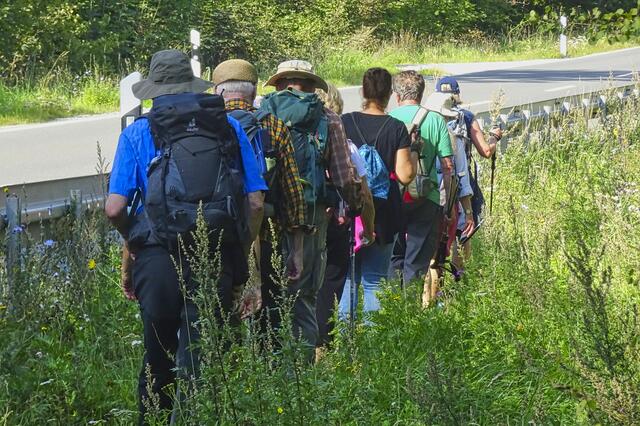 dieser Wanderweg in Richtung Rübeland befindet sich  unmittelbar neben der stark befahrenen L 96 