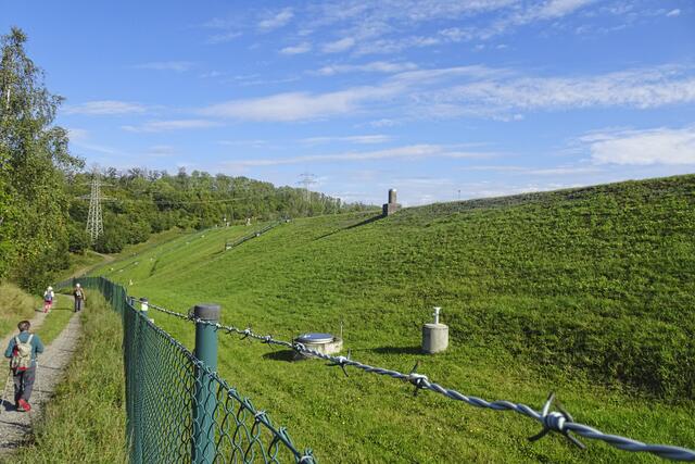 Wanderweg am Oberbecken des Pumpspeicherwerkes