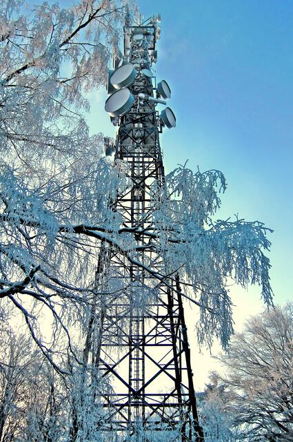 der Rambergsendemast  in der Nähe der Viktorshöhe