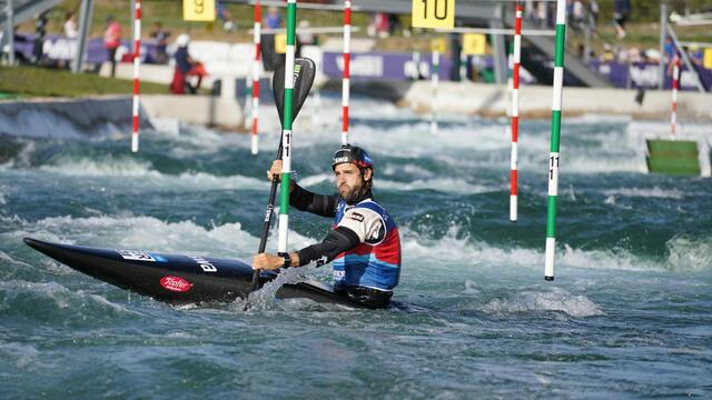 Hannes Aigner im Finale beim Weltcup in Paris | Foto: Uta Büttner