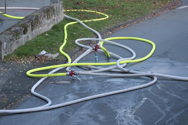 Wasserversorgung auch über die nahegelegenen Löschteiche