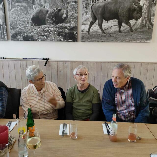 Wit warten auf unser Essen