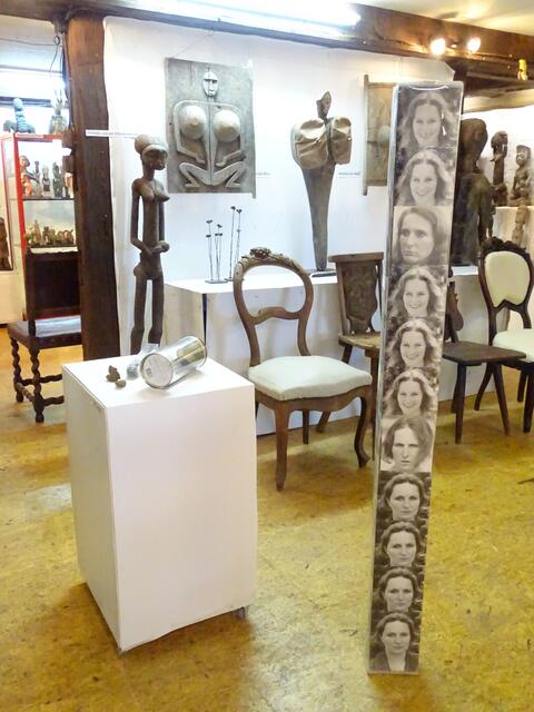 Blick in die Ausstellung: "Frauenpower"