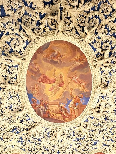 Deckenstuck in St. Georg | Foto: Dr. Hubert Raab