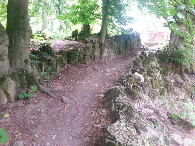 Der Rundweg um das Schloss ist aber nicht Behindertengerecht.