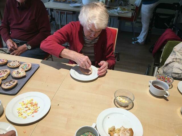 Noch letzte Handgriffe.