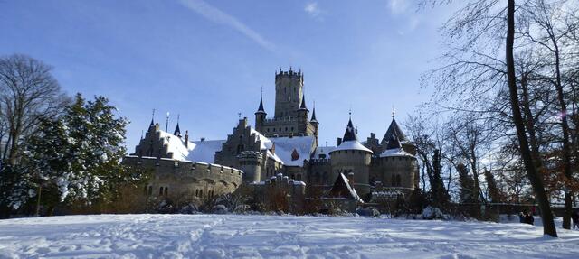 Im Winter wenn der Schnee liegt lohnt sich auch immer ein Besuch