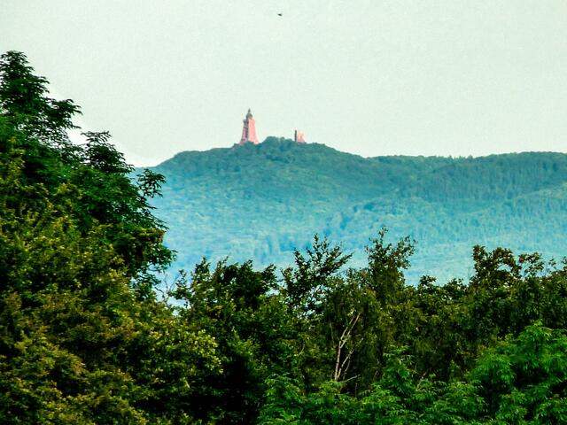 Kyffhäusergebirge mit Kaiser Barbarossa Denkmal