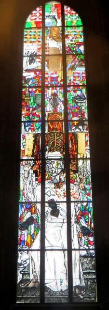 Das Kirchenfenster von Markus Lüpertz