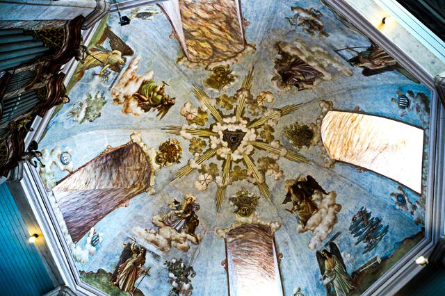 Kuppel der Kirche von Schwenda
