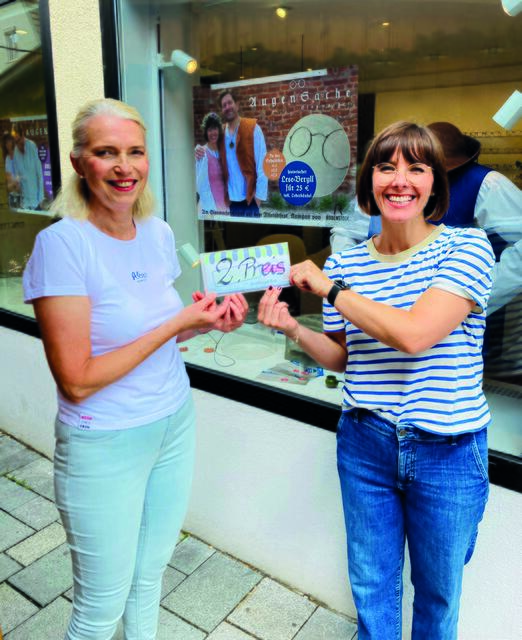 Der zweite Preis ging an "Augensache" | Foto: Aktiv Ring Friedberg