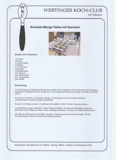 Rezept vom Amusegeule: Avokado-Mango Salsa mit Garnele. Köstlich - einfach nachmachen.