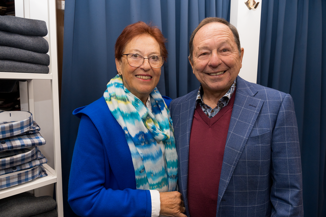 30. Kunstausstellung im Modehaus Barbara Hintermair in Ried. Der Kunstmaler Franz Reißner präsentiert seine Werke. ImBild Franz und Martha Rei0ner | Foto: FSeventfoto