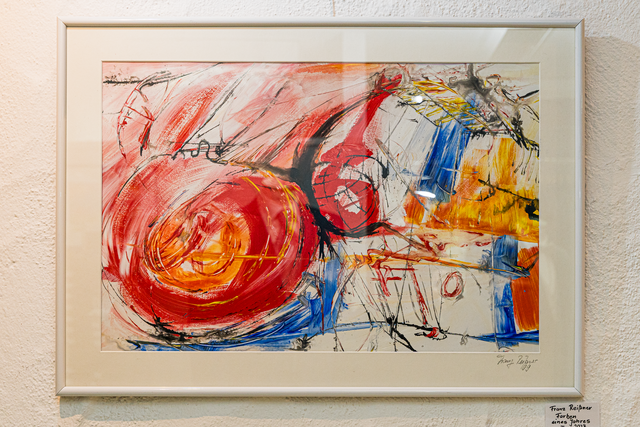 30. Kunstausstellung im Modehaus Barbara Hintermair in Ried. Der Kunstmaler Franz Reißner präsentiert seine Werke | Foto: FSeventfoto