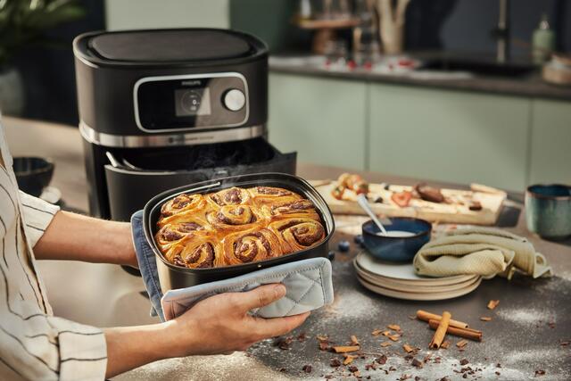Moderne Haushaltstechnik hilft  Speisen schnell per Knopfdruck zubereiten.  | Foto: Foto: Philips/TRD Pressedienst