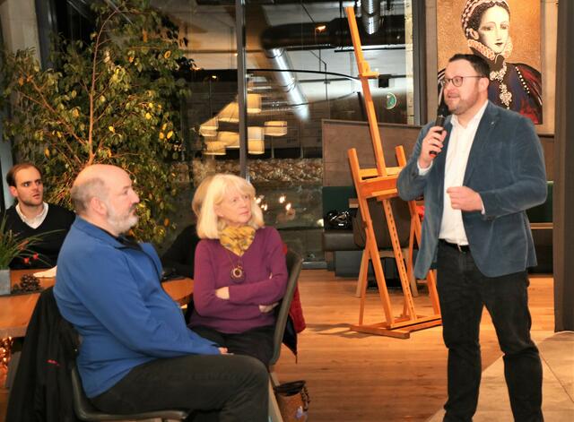 Präsident Matthias Fink bei der Ansprache | Foto: Marianne Stenglein
