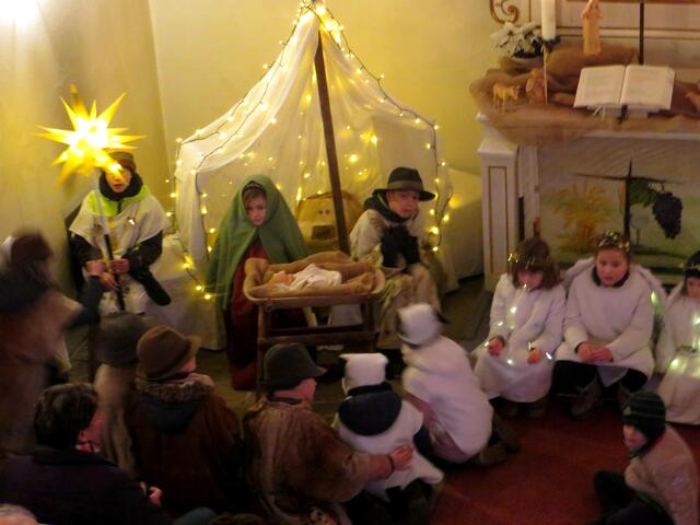 Die Geburt Christi in Bethlehem in der Kapelle