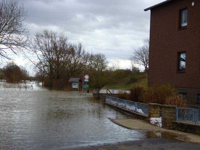 Hier kommt das Wasser direkt aus der Leine