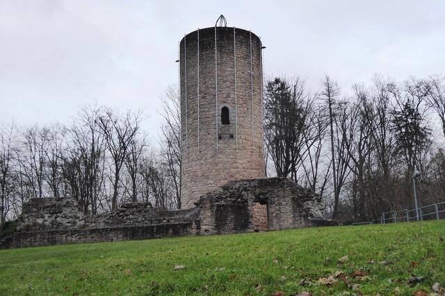 Die Burgruine Stolzenberg.