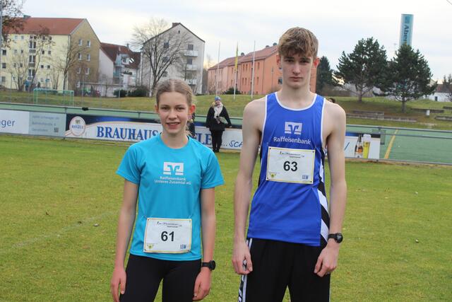 Lisa Bunk und Anton Eser - Zweite und Erster im Schülerlauf