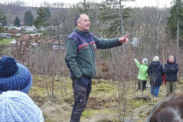 Informationen vom Revierförster oberhalb des Ferienparks Birnbaumteich