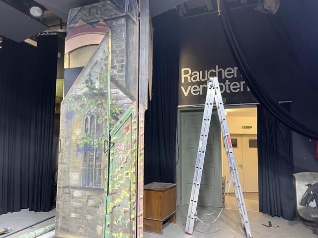 Der erste Drehturm bestückt.