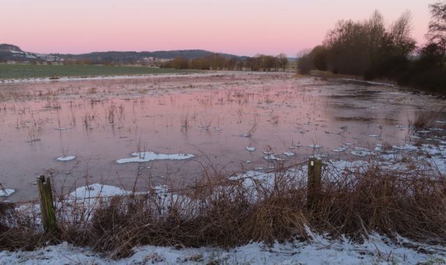 Und hier ist er, der "See", der nur in den Wintermonaten zu sehen ist. | Foto: M. A.