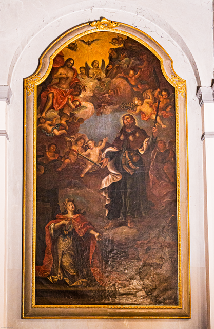 Zur Restauration dieses Gemäldes in der Friedberger Sadtpfarrkirche habe 2340 Besucher der Ausstellung "150 Jahre Stadtpfarrkirche Friedberg" in der Friedberger Archivgalerie 860 Euro gespendet | Foto: FSeventfoto