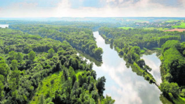 Mündung des Lech in die Donau bei Rain | Foto: Marco Kleebauer