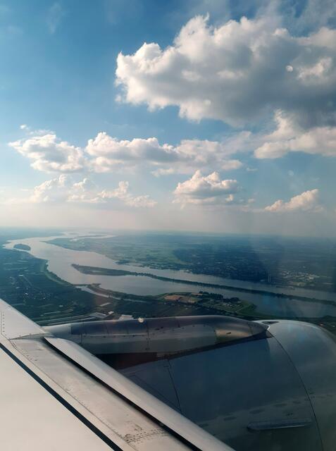 Gut zu erkennen die Elbinseln
