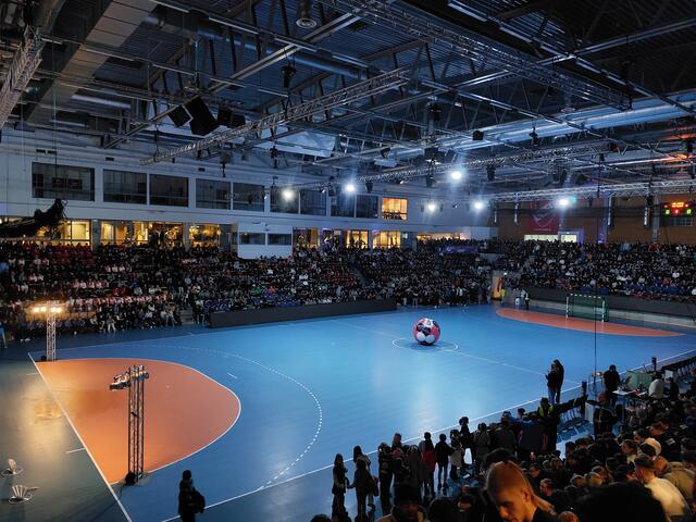 Eröffnungszeremonie des größten Jugendhandballturniers der Welt.