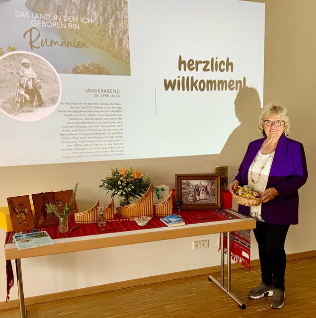 Rumänien: Das Land, in dem Mathilde Bradt geboren wurde.  Ein Foto von ihrem ersten Vortrag. | Foto: Foto: Mathilde Bradt