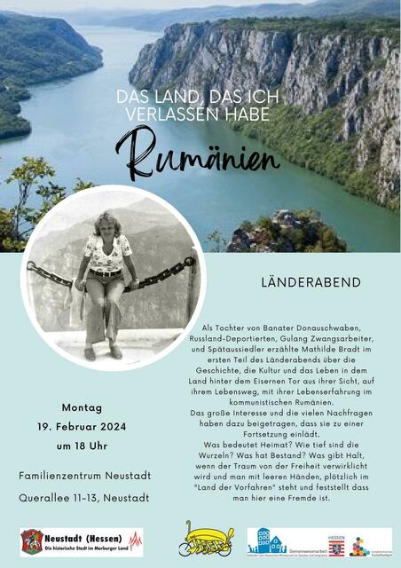 Der Vortrag von Mathilde Bradt findet am Montag, den 19. Februar 2024 in Neustadt/Hessen statt.  | Foto: Flyer: Mathilde Bradt