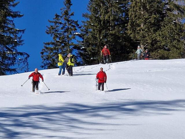 Es ist auf jeden Fall ein tolles Erlebnis, mit den Schneeschuhen weit abseits der Pisten durch die schneebedeckte Natur zu wandern. | Foto: Peter Metzger