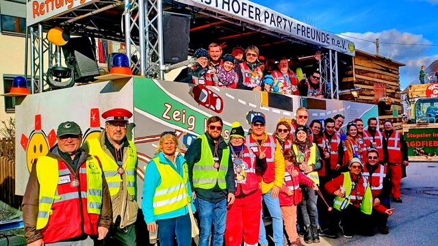 Faschingsumzug in Gablingen am 13. Februar | Foto: Fabian Schiefer