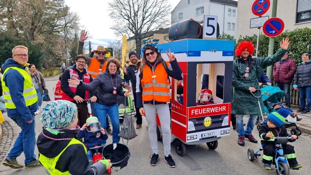 Kinderumzug in Gersthofen am 10. Februar | Foto: Josef Dick