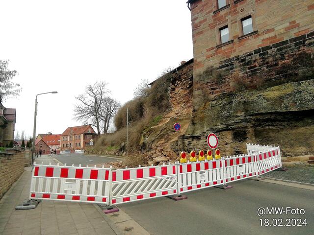Bergrutsch in Nebra am Samstag ! | Foto: MW-FotoNebra