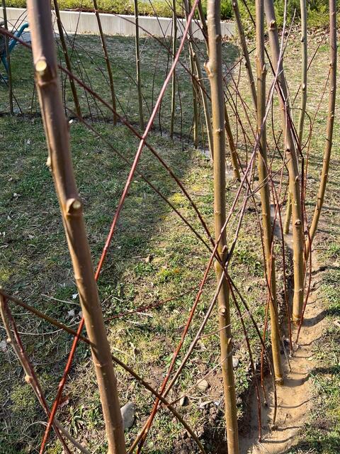 …im 45 Grad Winkel je nach rechts und links unterweben… | Foto: Melina Drüssler