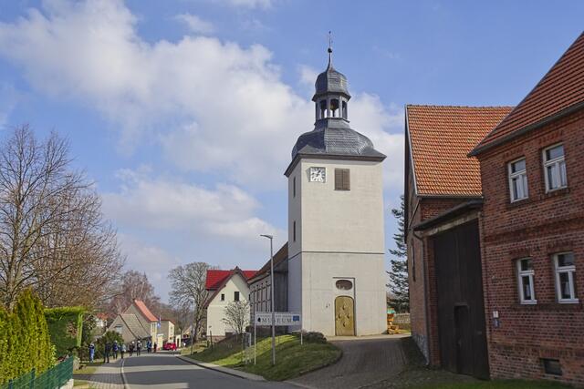 Dorfstraße in Molmerswende