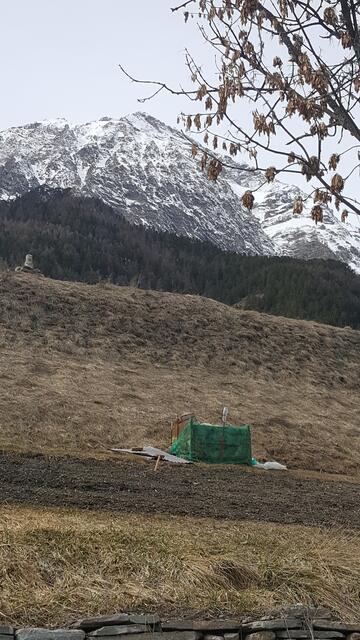 Die weit hinaufreichenden schneelosen Hänge, auch entlang es mächtigen Berges Chaberton, betrachtete man bei der Anreise mit Sorge. Aber oben gab es herrliche Schneeverhältnisse für die Skihaserl. | Foto: Regine Nägele