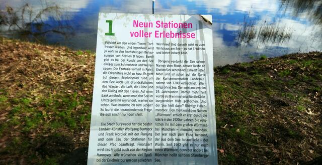 Infotafel am Würmsee | Foto: Shima Mahi