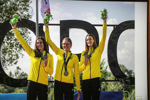 zweiter Platz Deutsches Damenteam | Foto: Marianne Stenglein