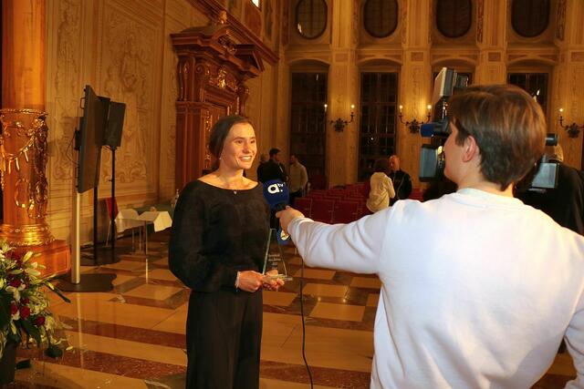 Elena Lilik beim Interview | Foto: Marianne Stenglein