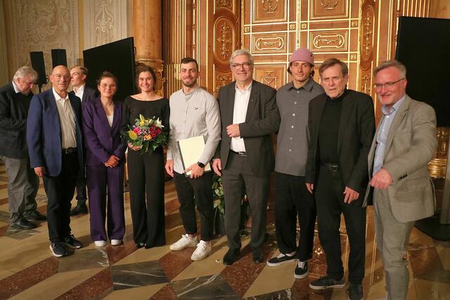 von links Georg Zimmermann-Elena Lilik-Constantin Frantzen beim Fotoshooting | Foto: Marianne Stenglein