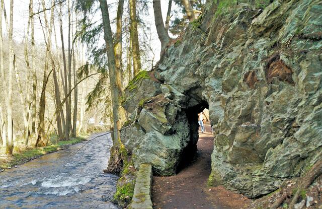 Durchbruch am Harzer Selke Stieg in der Nähe des Herzog Alexis Erbstollen